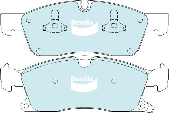 Brake Pads H/Duty Bendix DB2216HD for Jeep Grand Cherokee WK WK2 SUV 3.6 4x4 3.6LTP ERB