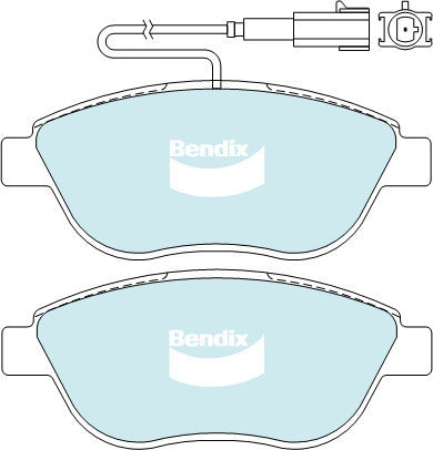 Brake Pads General CT Bendix DB2219GCT for Abarth 500C / 595C / 695C Convertible 1.4LTP 312 A1.000 312 A3.000
