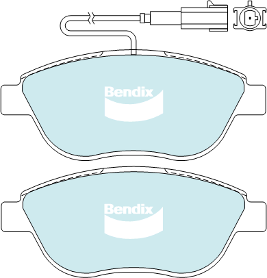 Brake Pads General CT Bendix DB2219GCT for Abarth 500C / 595C / 695C Convertible 1.4LTP 312 A1.000 312 A3.000