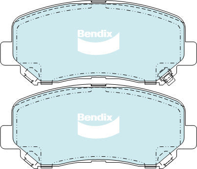 Brake Disc Pad Set Front Bendix DB2226 4WD For MAZDA CX-5 KE KF FWD AWD