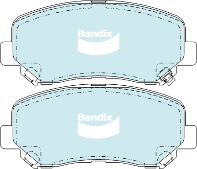 Brake Disc Pad Set Front Bendix DB2226 4WD For MAZDA CX-5 KE KF FWD AWD