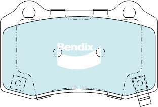 Brake Disc Pad Set Bendix DB2260 ULT For CHRYSLER 300C HOLDEN Calais JEEP