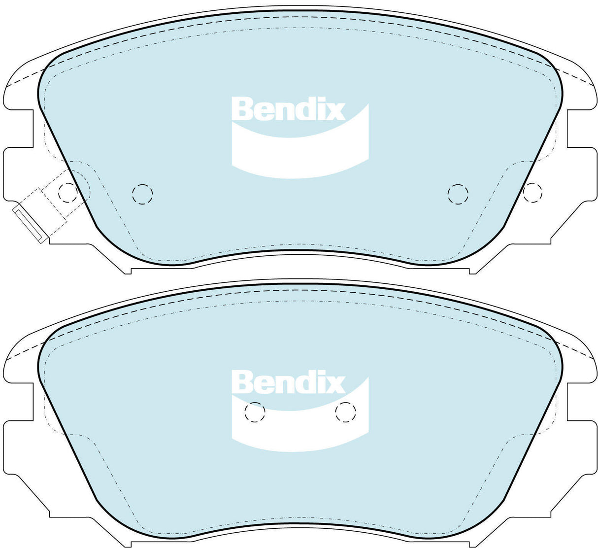 Brake Disc Pad Set Bendix DB2265 GCT For HOLDEN mALIBU V300 2.0L D 2.4L i