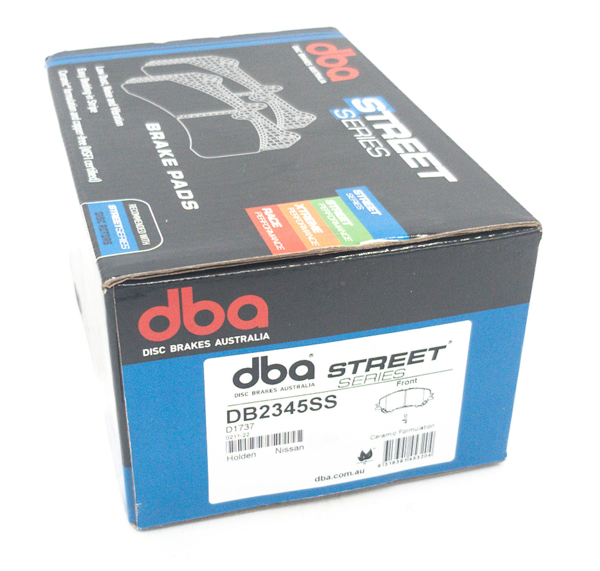 Front Disc Brake Pads DBA DB2345SS for Nissan Xtrail T32 Qashqai J11 Street Series