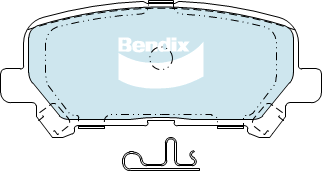 Brake Disc Pad Set Bendix DB2368 4WD For HONDA Odyssey RC i-VTEC ISUZU MU-X