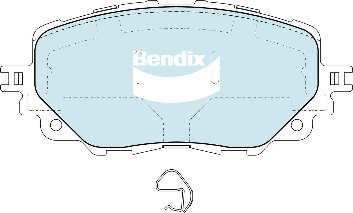 Brake Pads General CT Bendix DB2441GCT for Mazda MX-5 ND Convertible 1.5 1.5LTP P5 VPR