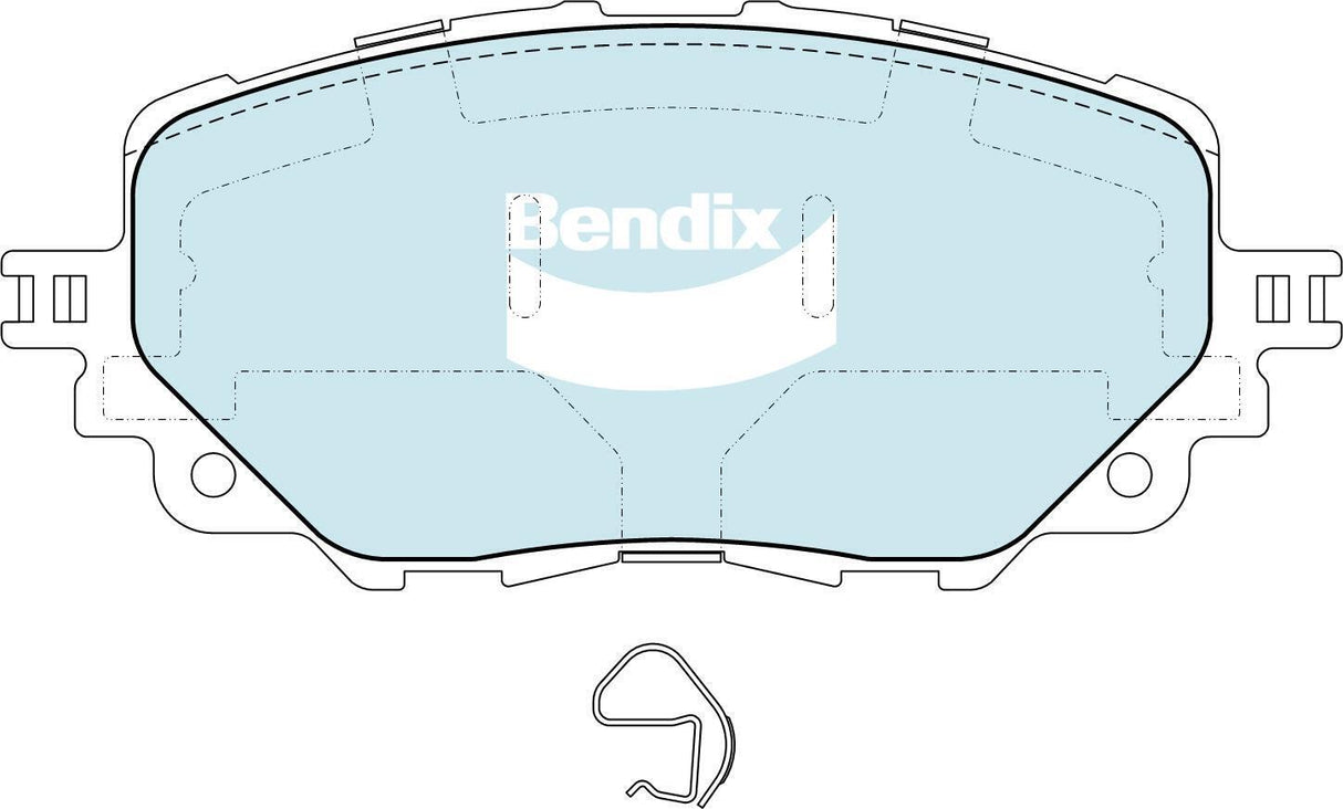 Brake Pads General CT Bendix DB2441GCT for Mazda MX-5 ND Convertible 2.0LTP PE VPS