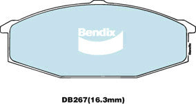 Brake Disc Pad Set Front Bendix DB267 GCT For NISSAN URVAN E23 No Longer Avaible
