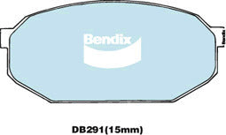 Brake Disc Pad Set Bendix DB291 GCT For MITSUBISHI Starion JA JB JD Turbo ECi