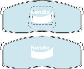 Brake Disc Pad Set Bendix DB294 GCT For NISSAN Skyline R30 Stanza 710