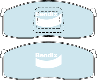 Brake Disc Pad Set Bendix DB294 GCT For NISSAN Skyline R30 Stanza 710