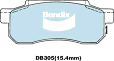 Brake Disc Pad Set Bendix DB305 GCT For HONDA CIty VF 1.2L