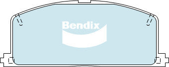 Brake Disc Pad Set Front Bendix DB308 GCT For Holden Nova Toyota Camry Celica