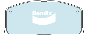 Brake Disc Pad Set Front Bendix DB308 GCT For Holden Nova Toyota Camry Celica