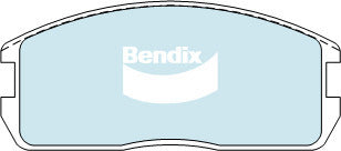 Brake Disc Pad Set Bendix DB357 GCT For MITSUBISHI Cordia Mirage PROTON Saga