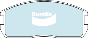 Brake Disc Pad Set Bendix DB357 GCT For MITSUBISHI Cordia Mirage PROTON Saga