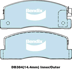 =NLA=BENDIX DISC PAD SET GCT L/3
