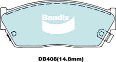 Brake Disc Pad Set Bendix DB408 GCT For HONDA Civic AK AM AU 1.5L GL