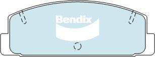 Brake Disc Pad Set Rear Bendix DB417 GCT For MAZDA 323 Astina Protege RX-7