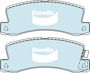 Brake Disc Pad Set Rear Bendix DB422 GCT For Holden Lexus Toyota Toyota