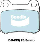 Brake Disc Pad Set Bendix DB433 GCT For MERCEDES-BENZ C-Class Coupe E-Class