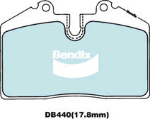 Brake Disc Pad Set Bendix DB440 ULT For FERRARI 348 tb/GTB PORSCHE 911 928