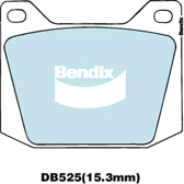 Brake Disc Pad Set Front Bendix DB525 GCT For AUSTIN-HEALEY FORD HOLDEN LOTUS