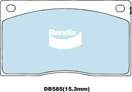 Brake Disc Pad Set Bendix DB585 GCT For ASTIN MARTIN DB7 DAIMLER JAGUAR XJS