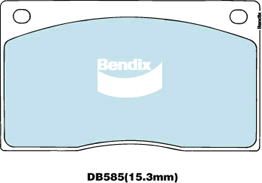 Brake Disc Pad Set Bendix DB585 GCT For ASTIN MARTIN DB7 DAIMLER JAGUAR XJS