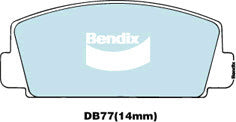 Brake Disc Pad Set Bendix DB77 GCT For Toyota Celica Corona Crown