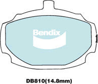Brake Disc Pad Set Bendix DB810 GCT For HILLMAN HUMBER MG SUNBEAM