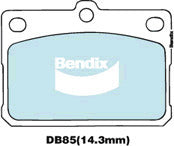 Brake Disc Pad Set Front Bendix DB85 GCT For Chrylser Mazda Mitsubishi Toyota