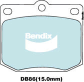 Brake Disc Pad Set Bendix DB86 GCT For Nissan Datsun Skyline Toyota Corona