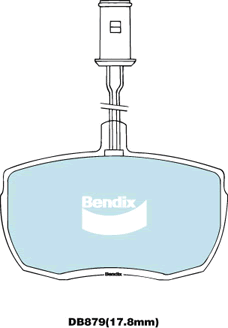 Brake Disc Pad Set Bendix DB879 4WD For LAND ROVER 110/127 90 Range Rover