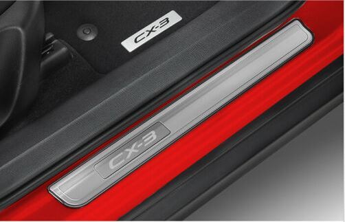 Mazda CX-3 DK Scuff Plate Set Aluminium Accessory Part DK11ACSP New Genuine