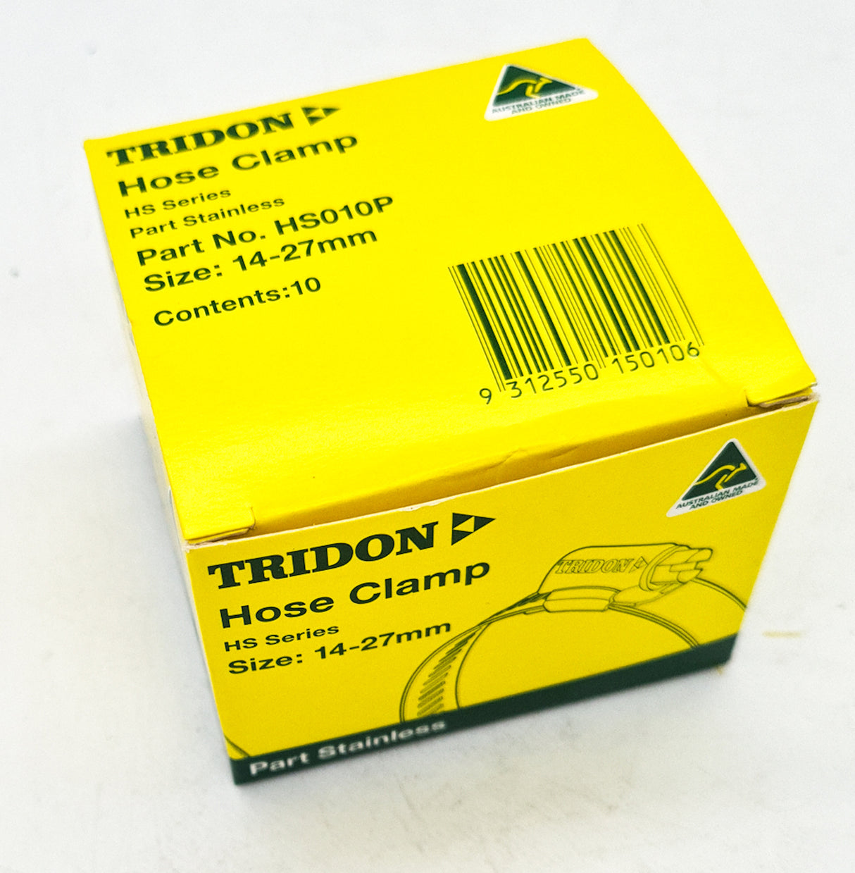Radiator Cooling Hose Clamp 14 mm-27 mm Tridon HS010P Box of 10