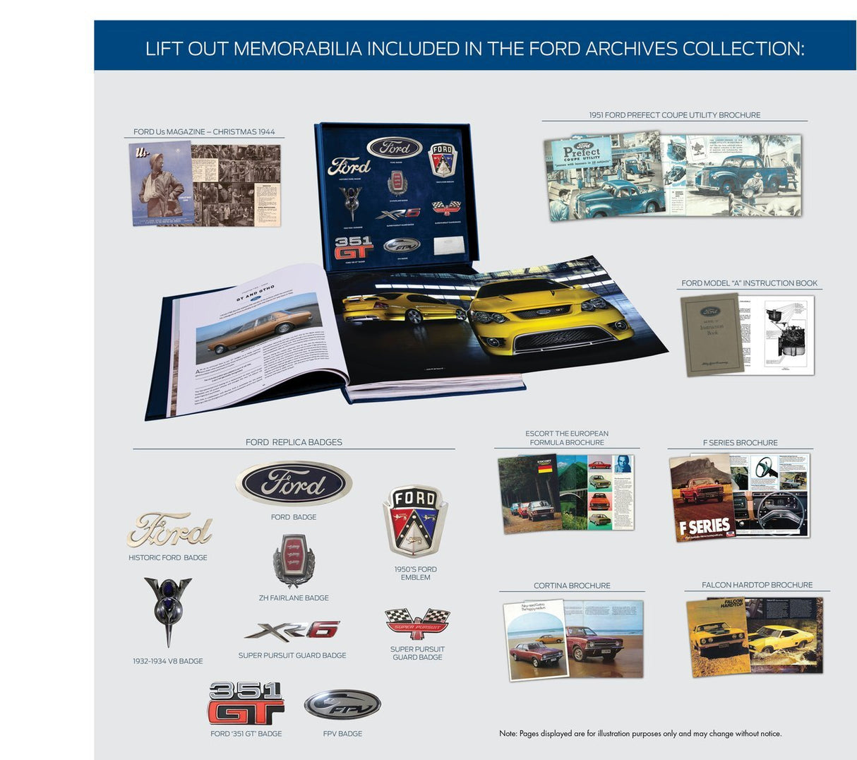 Ford Archives Official Collection Box Set 400 Page Special Limited Edition