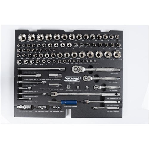 Kincrome Contour Tool Chest with 208 Piece 1/2, 3/8, 1/4 Drive