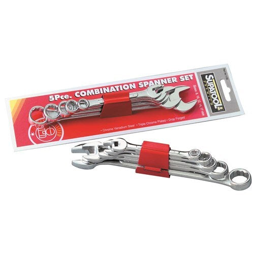 SupaTool COMBINATION SPANNER SET 5 PIECE (Kincrome )