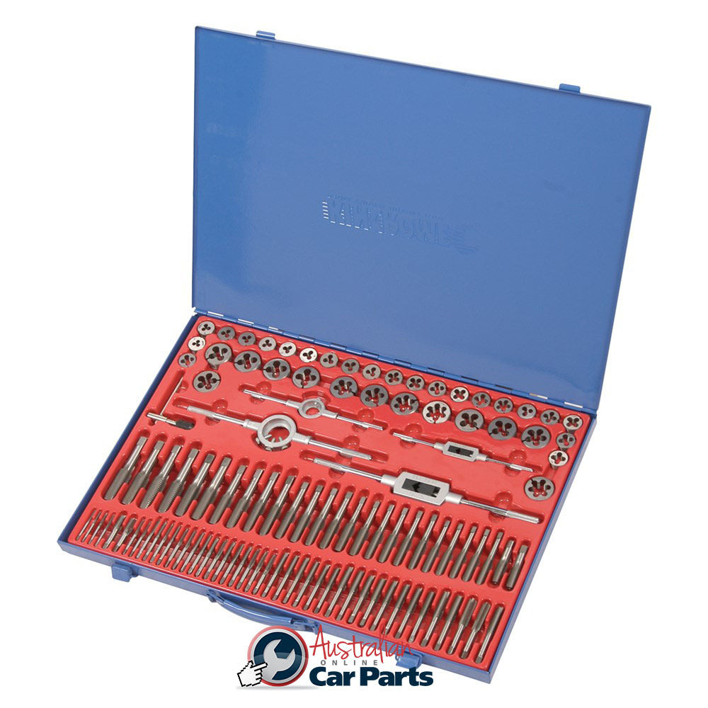 KINCROME Tap & Die Set 110 Piece NC / NF / Metric 190822 NEW