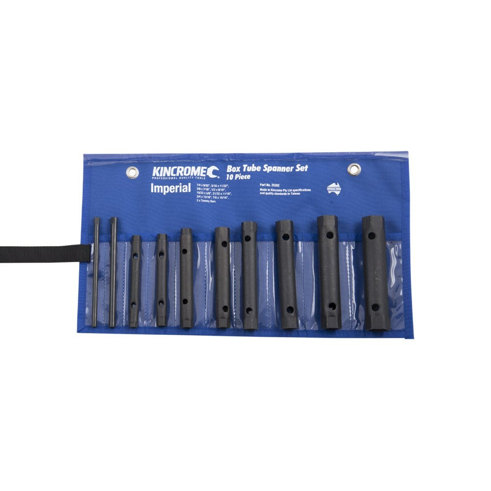 KINCROME Tube Spanner Set 10 Piece 25302