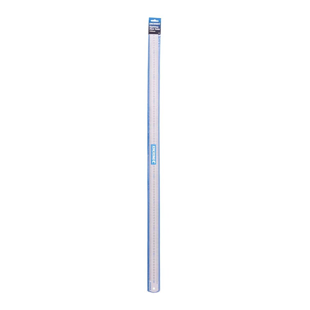 KINCROME Stainless Steel Rule 1000mm Metric 64009
