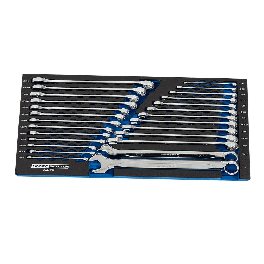 KINCROME EVOLUTION Tool Chest Kit 182 Piece 6 Drawer 1/4, 3/8 & 1/2" Drive K1211