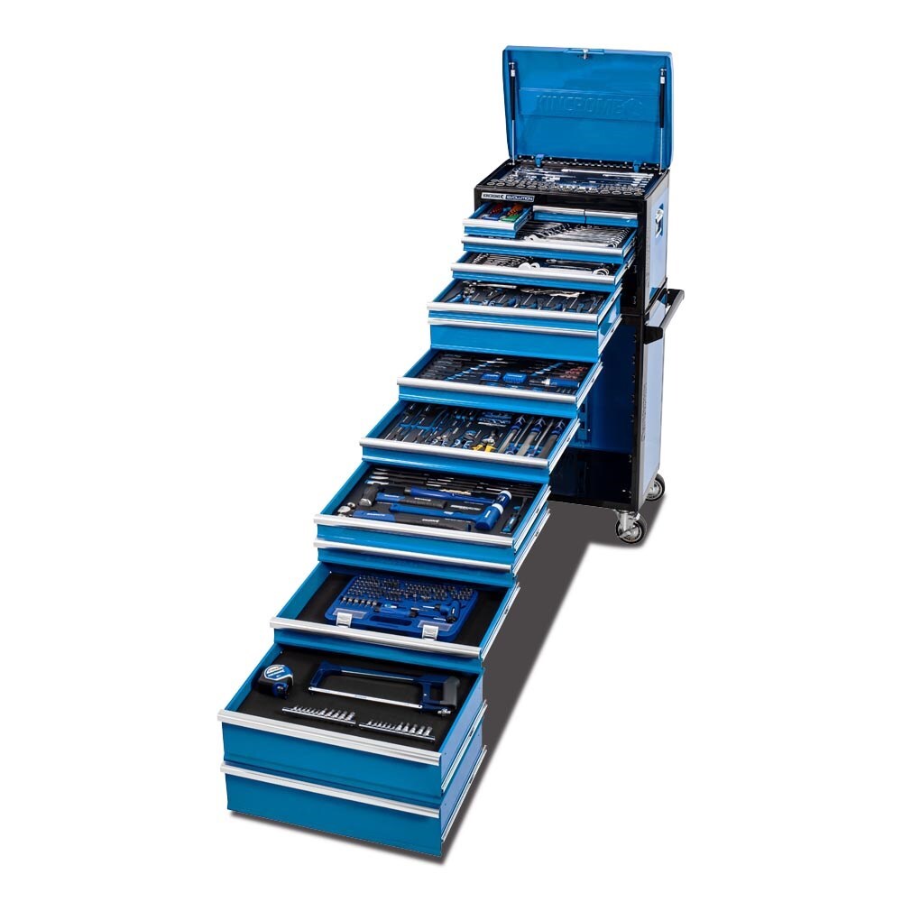 KINCROME EVOLUTION Tool Workshop 466 Piece 14 Drawer 1/4, 3/8 & 1/2" Drive K1228