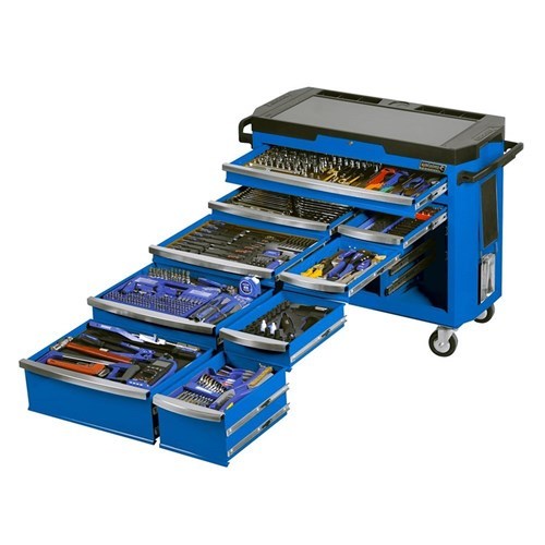 KINCROME CONTOUR Tool Trolley 485 Piece 1/4, 3/8 & 1/2" Drive K1506