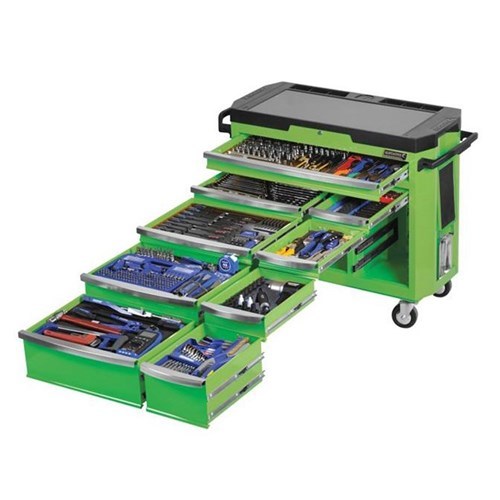 KINCROME CONTOUR Tool Trolley 485 Piece 1/4, 3/8 & 1/2" Drive K1506G