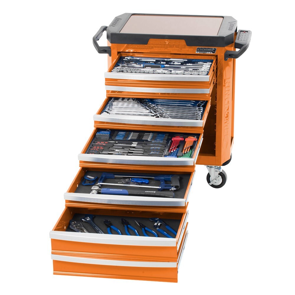 KINCROMETool CONTOUR Tool Trolley 242 Piece 1/4, 3/8 & 1/2" Drive K1520O