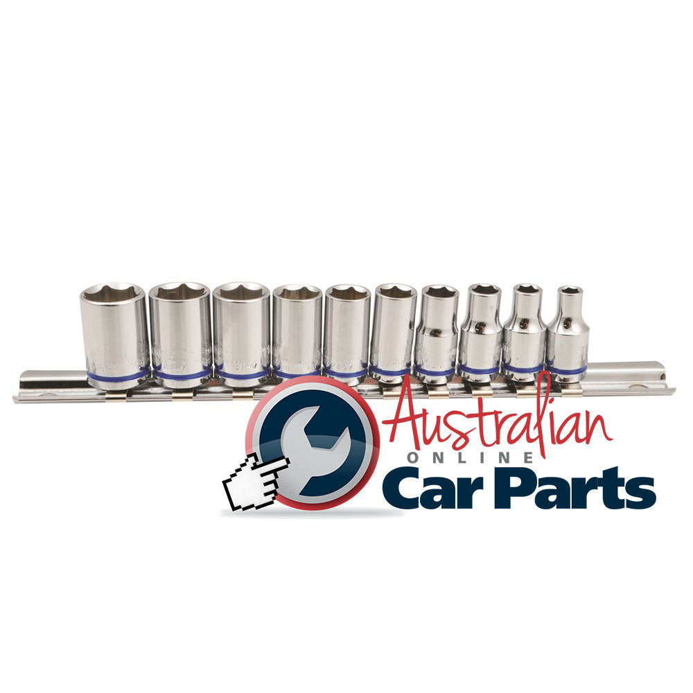 10Piece 1/4" SocketSET RAIL MET (MP) K2170