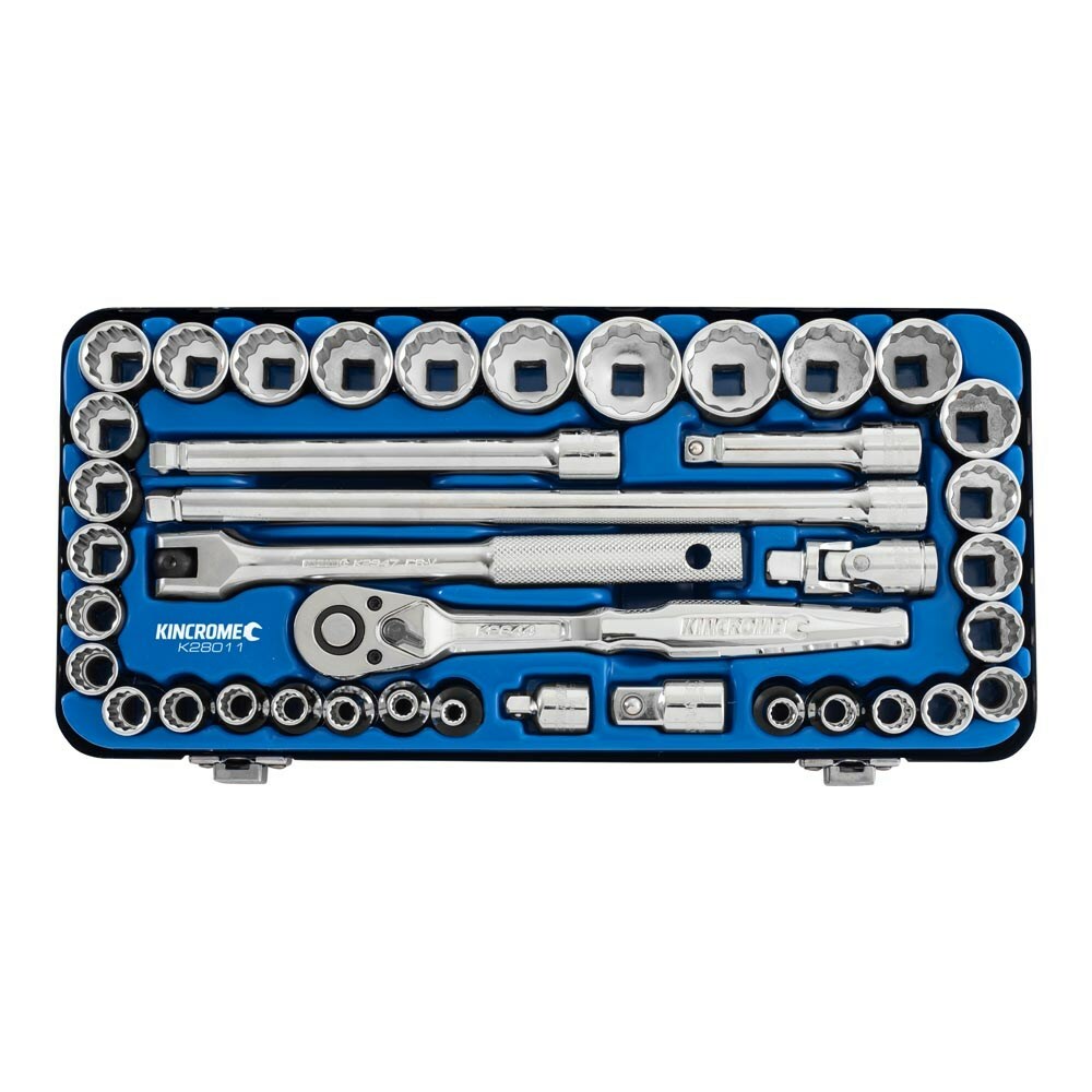 KINCROME Socket Set 39 Piece 3/8" Drive Metric Imperial Kincrome K28011