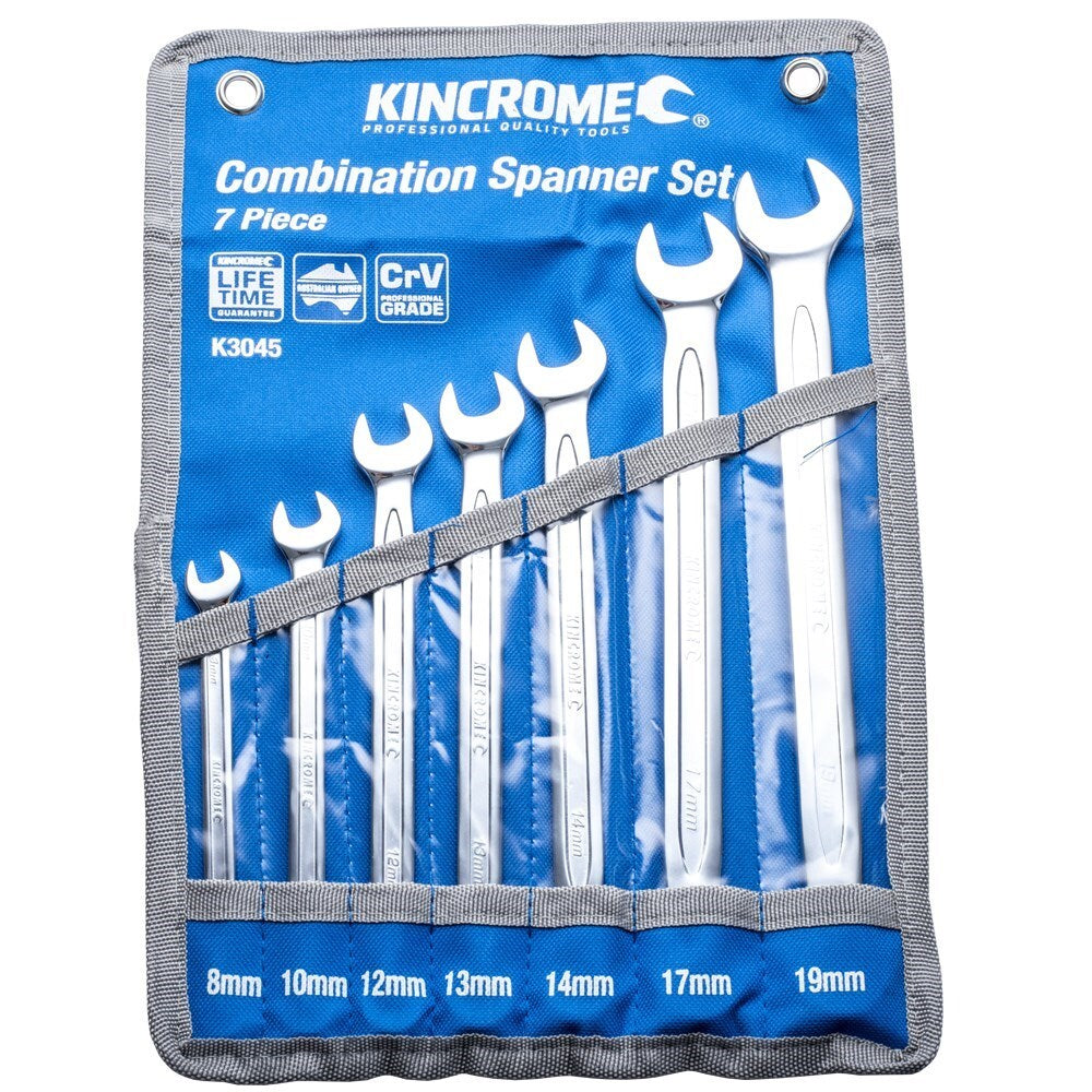Kincrome Combination Spanner ROE Metric Set 7 Piece K3045